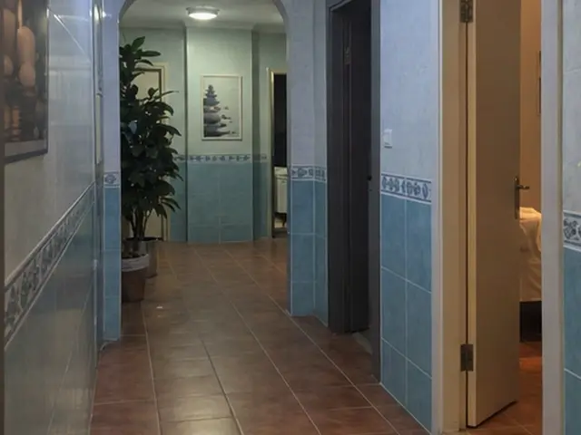 Kemerli girişli, bitkili salon koridoru — Zeytinburnu, Masaj Salonun
